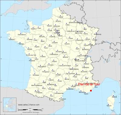 Carte de Plan-de-la-Tour
