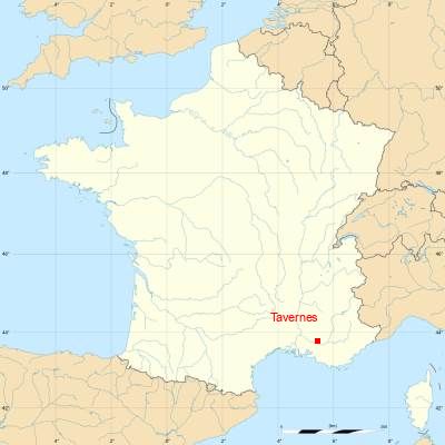 Fond de carte avec Tavernes