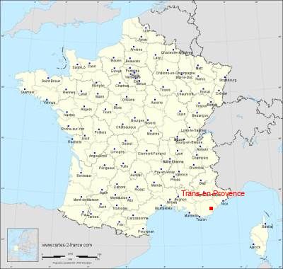 Carte de Trans-en-Provence