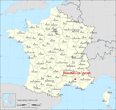 Carte de Beaumes-de-Venise