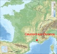 localisation mairie de Caumont-sur-Durance