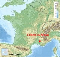 localisation mairie de Crillon-le-Brave