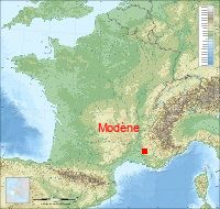localisation mairie de Modène