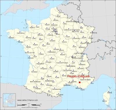Carte de Peypin-d'Aigues