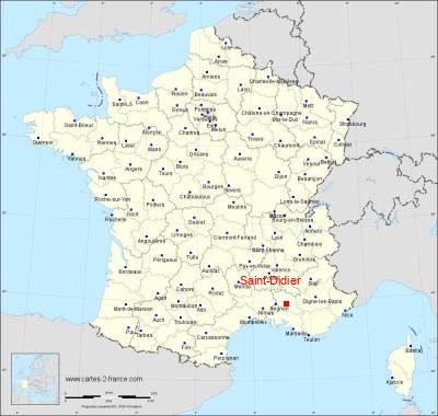 Carte de Saint-Didier