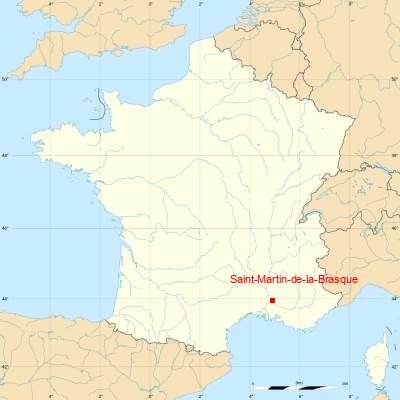 Fond de carte avec Saint-Martin-de-la-Brasque