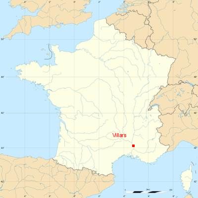 Fond de carte avec Villars