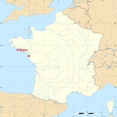 Fond de carte avec Aubigny