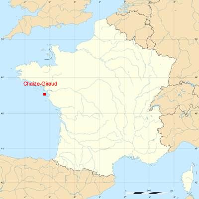 Fond de carte avec Chaize-Giraud