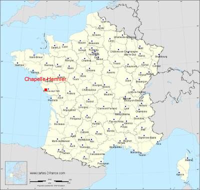 Carte de Chapelle-Hermier