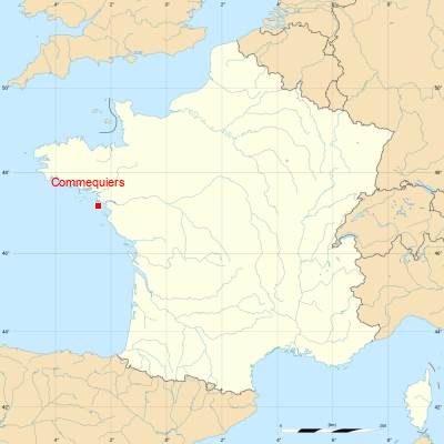 Fond de carte avec Commequiers