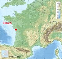 localisation mairie de Grues