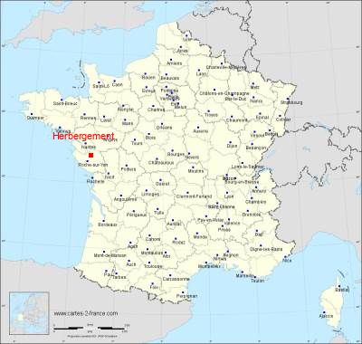 Carte de Herbergement