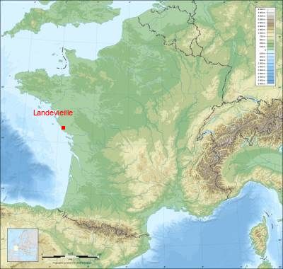 Carte de Landevieille