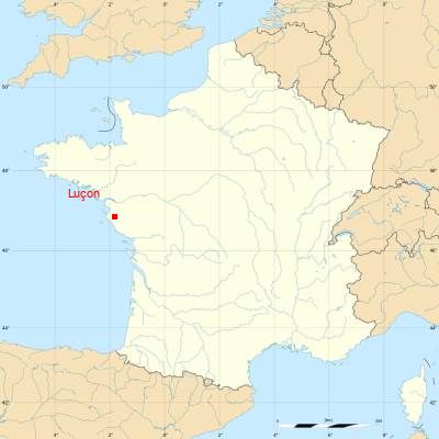 Fond de carte avec Luçon