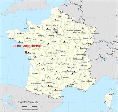 Carte de Notre-Dame-de-Riez