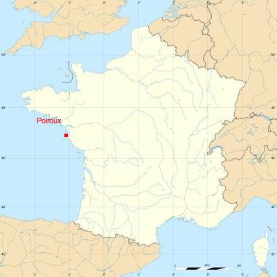 Fond de carte avec Poiroux