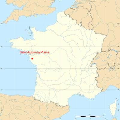 Fond de carte avec Saint-Aubin-la-Plaine