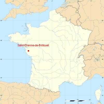 Fond de carte avec Saint-Etienne-de-Brillouet