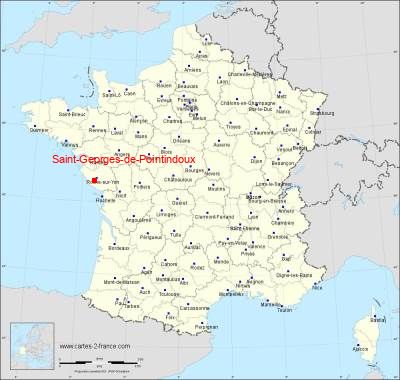 Carte de Saint-Georges-de-Pointindoux