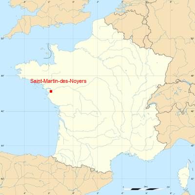 Fond de carte avec Saint-Martin-des-Noyers