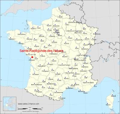 Carte de Sainte-Radégonde-des-Noyers