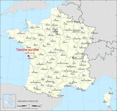 Carte de Tranche-sur-Mer