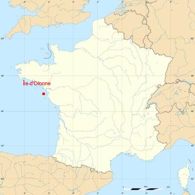 Fond de carte avec Île-d'Olonne