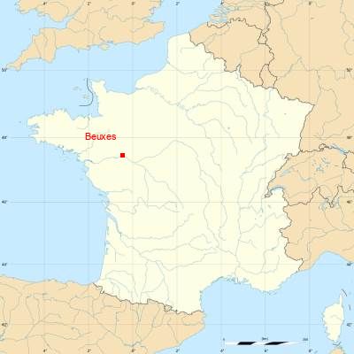 Fond de carte avec Beuxes