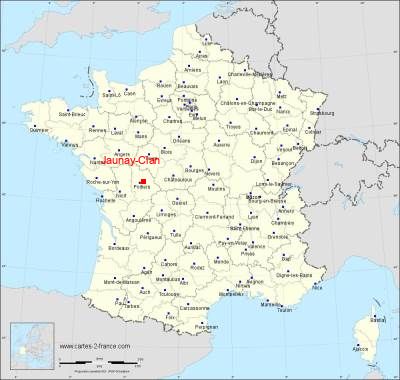 Carte de Jaunay-Clan