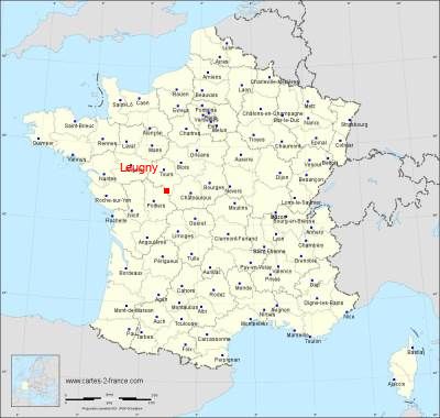 Carte de Leugny