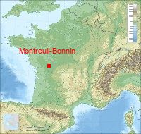 localisation mairie de Montreuil-Bonnin