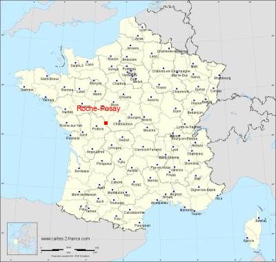 Carte de Roche-Posay