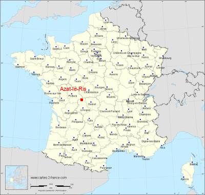 Carte de Azat-le-Ris