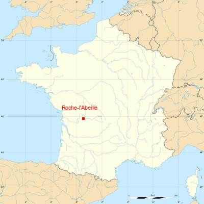 Fond de carte avec Roche-l'Abeille