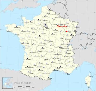 Carte de Bleurville