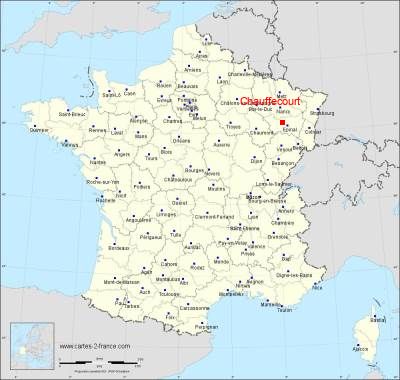 Carte de Chauffecourt