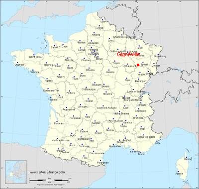 Carte de Gignéville