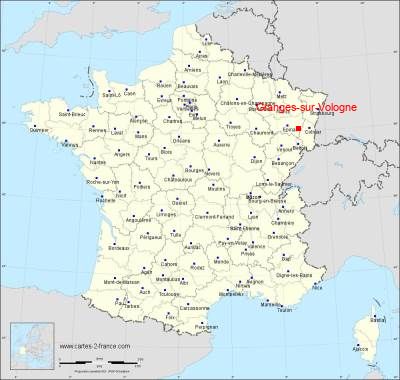 Carte de Granges-sur-Vologne