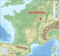 localisation mairie de Lemmecourt