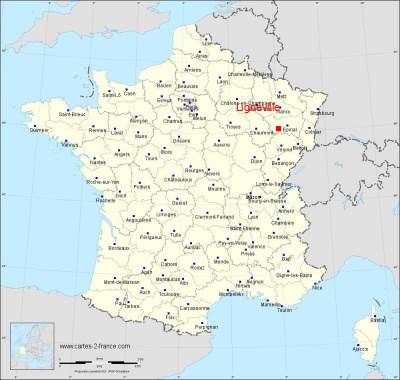 Carte de Lignéville