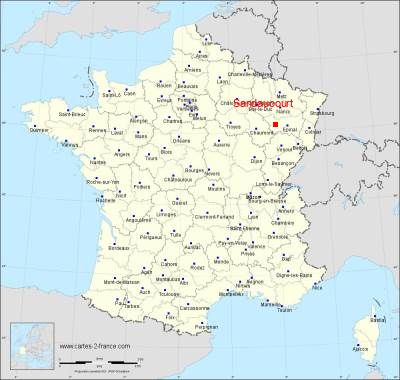 Carte de Sandaucourt