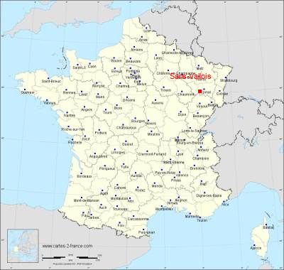 Carte de Sans-Vallois