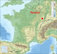 localisation mairie de Tendon