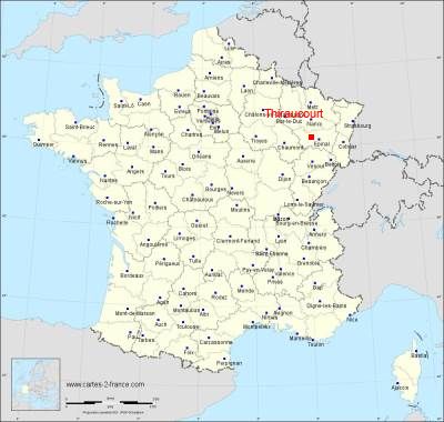 Carte de Thiraucourt