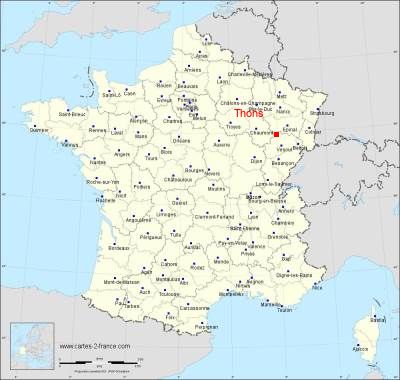 Carte de Thons