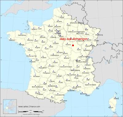 Carte de Aisy-sur-Armançon