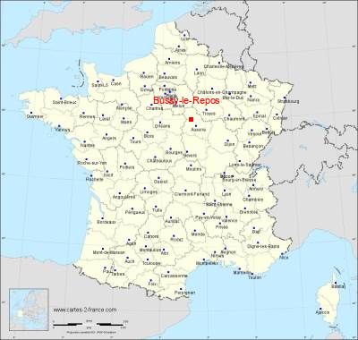 Carte de Bussy-le-Repos