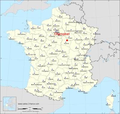 Carte de Champlost