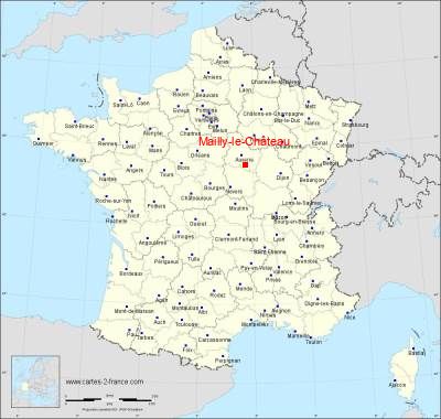 Carte de Mailly-le-Château